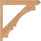 Ekena Millwork Balboa Arts & Crafts Smooth Outlooker, Western Red Cedar, 5 1/2"W x 32"D x 32"H OUT06X32X32BOA03SWR - alternate 4